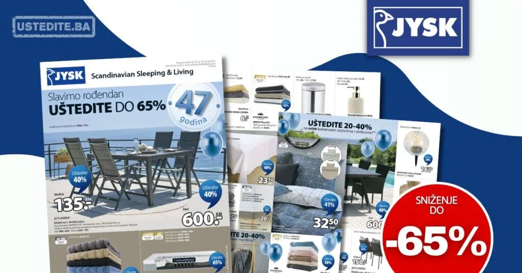 Jysk katalog 15-28.4.2026.