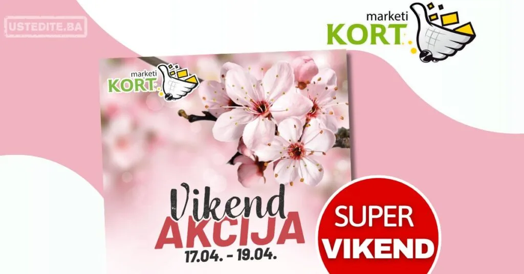 Kort vikend akcija 17-19.4.2026.