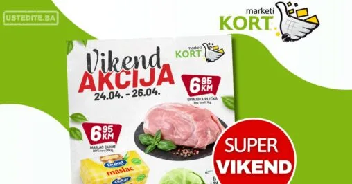 Kort vikend akcija 24-26.4.2026.