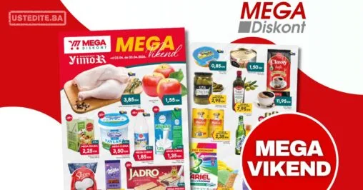 Mega Diskont vikend akcija 2-5.4.2026.