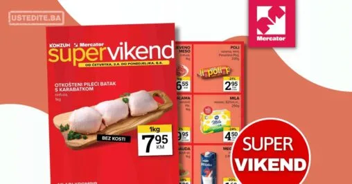 Mercator vikend akcija 2-6.4.2026.