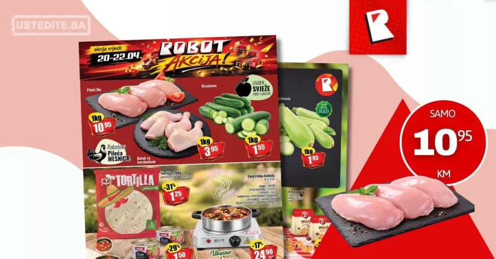 Robot akcija za početak sedmice 20-22.4.2026.