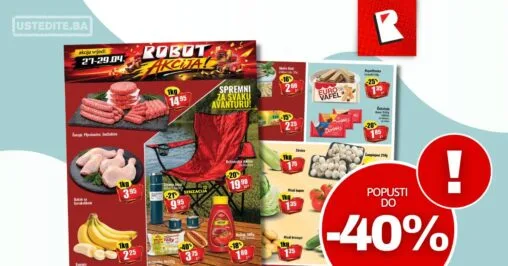 Robot akcija za počeka sedemice 27-29.4.2026.