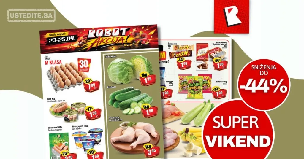 Robot vikend akcija 23-25.4.2026.