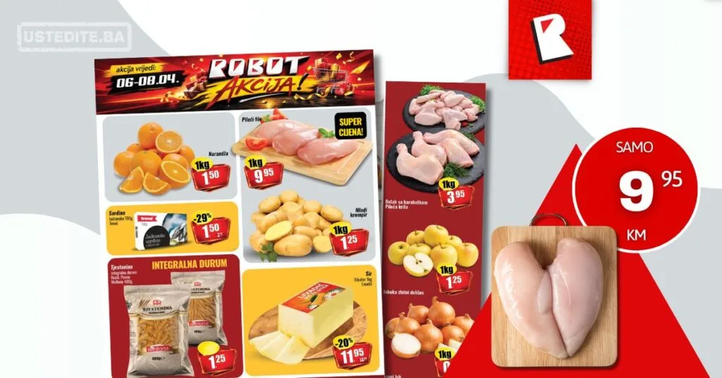 Robot akcija za početak sedmice 6-8.4.2026.