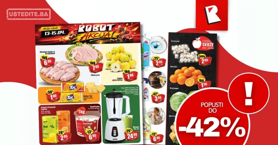 Robot akcija za početak sedmice 13-15.4.2026.