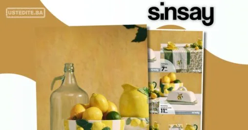 Sinsay akcija: dekoracije i kuhinjski detalji za dom - april 2026.