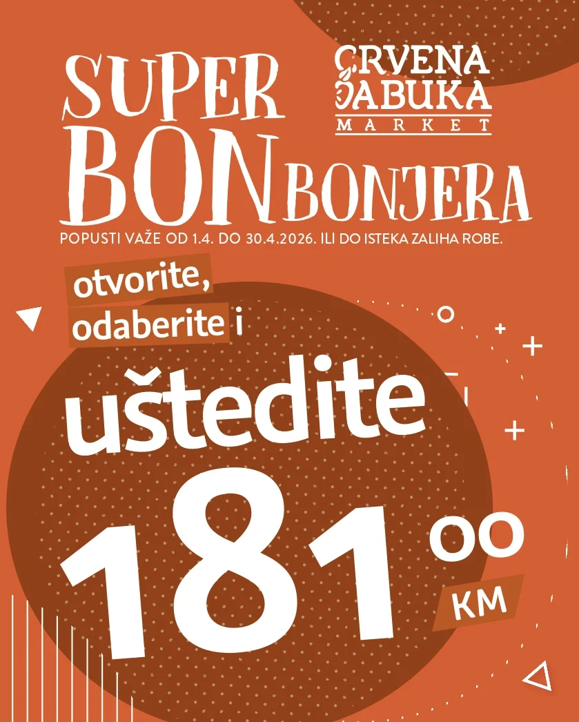 Crvena Jabuka katalog SUPER BONBONJERA 1-30.4.2026.