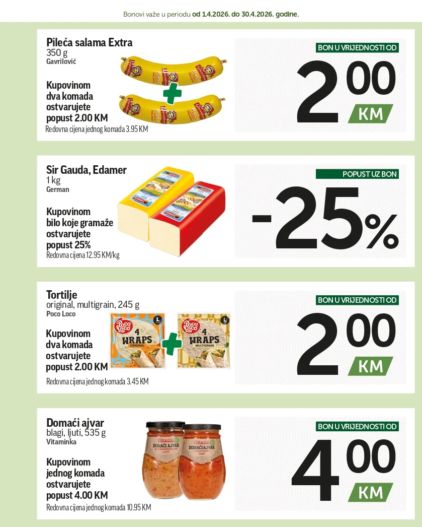 Crvena Jabuka katalog SUPER BONBONJERA 1-30.4.2026.