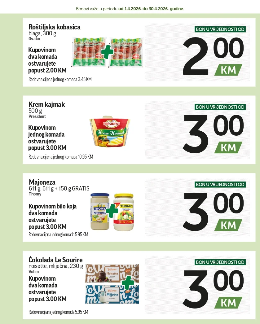 Crvena Jabuka katalog SUPER BONBONJERA 1-30.4.2026.