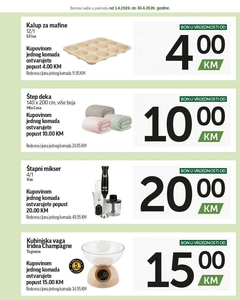 Crvena Jabuka katalog SUPER BONBONJERA 1-30.4.2026.