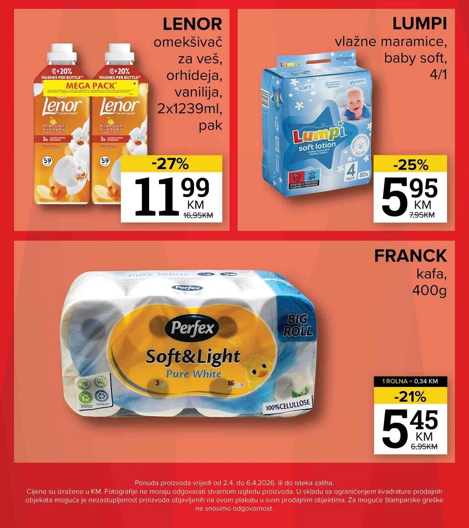 Konzum vikend akcija 2-6.4.2026. 