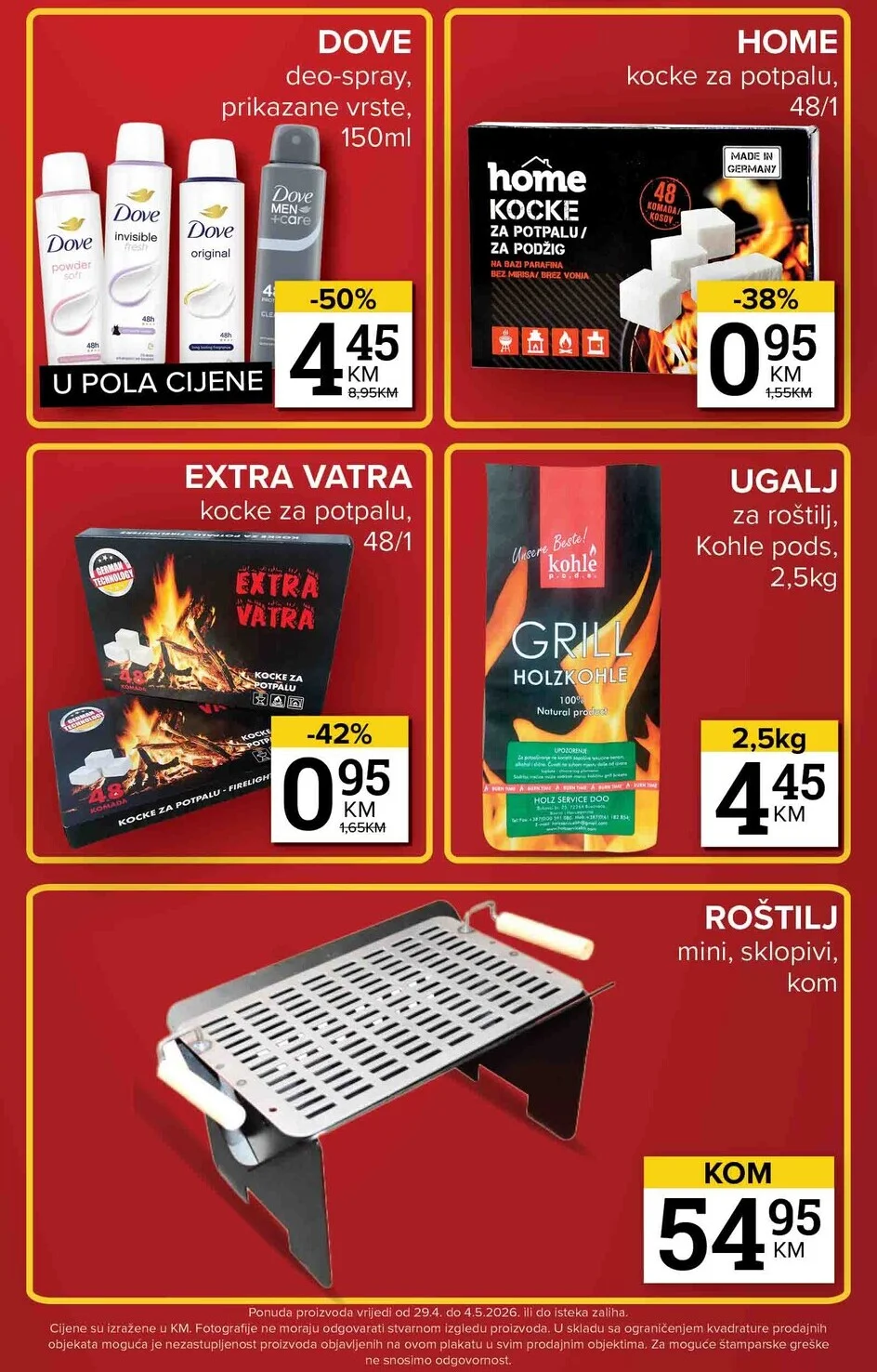 Konzum vikend akcija 29.4-4.5.2026. 