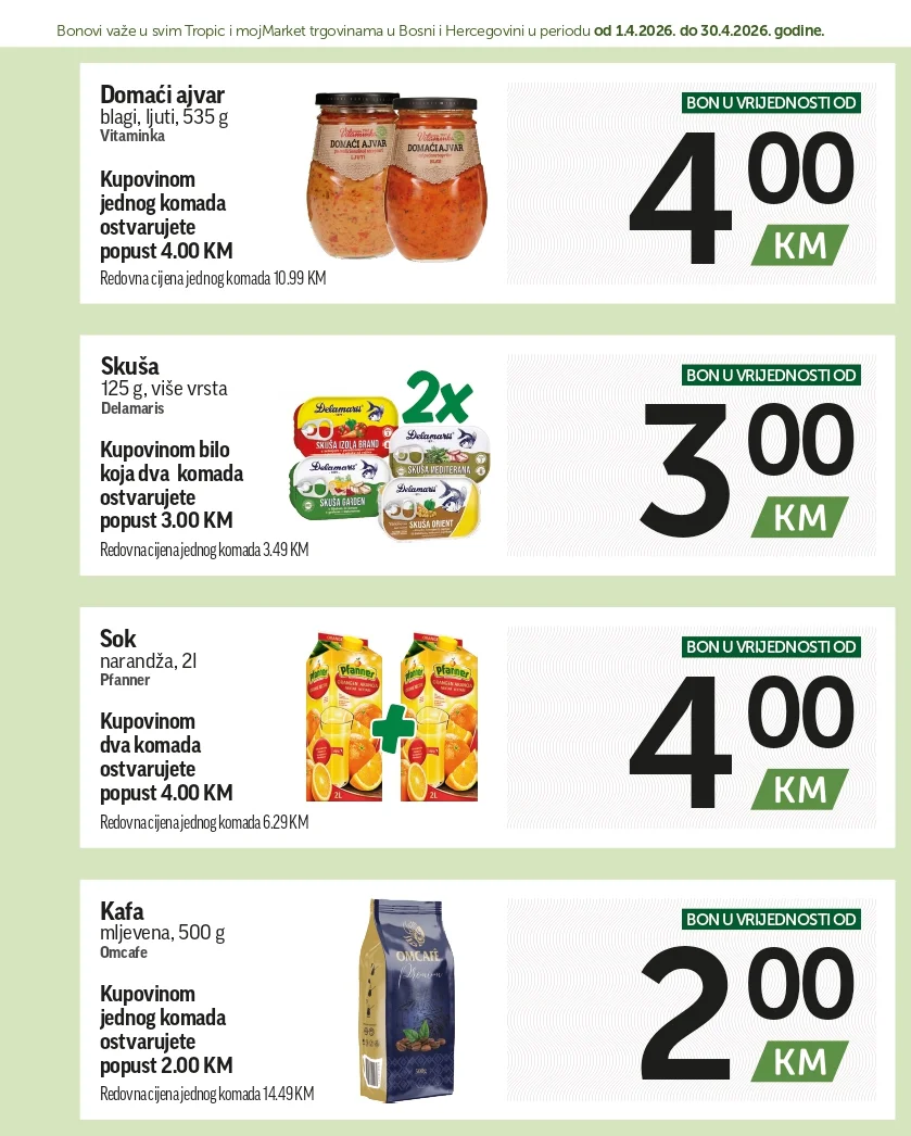 Tropic katalog SUPER BONBONJERA 1-30.4.2026.