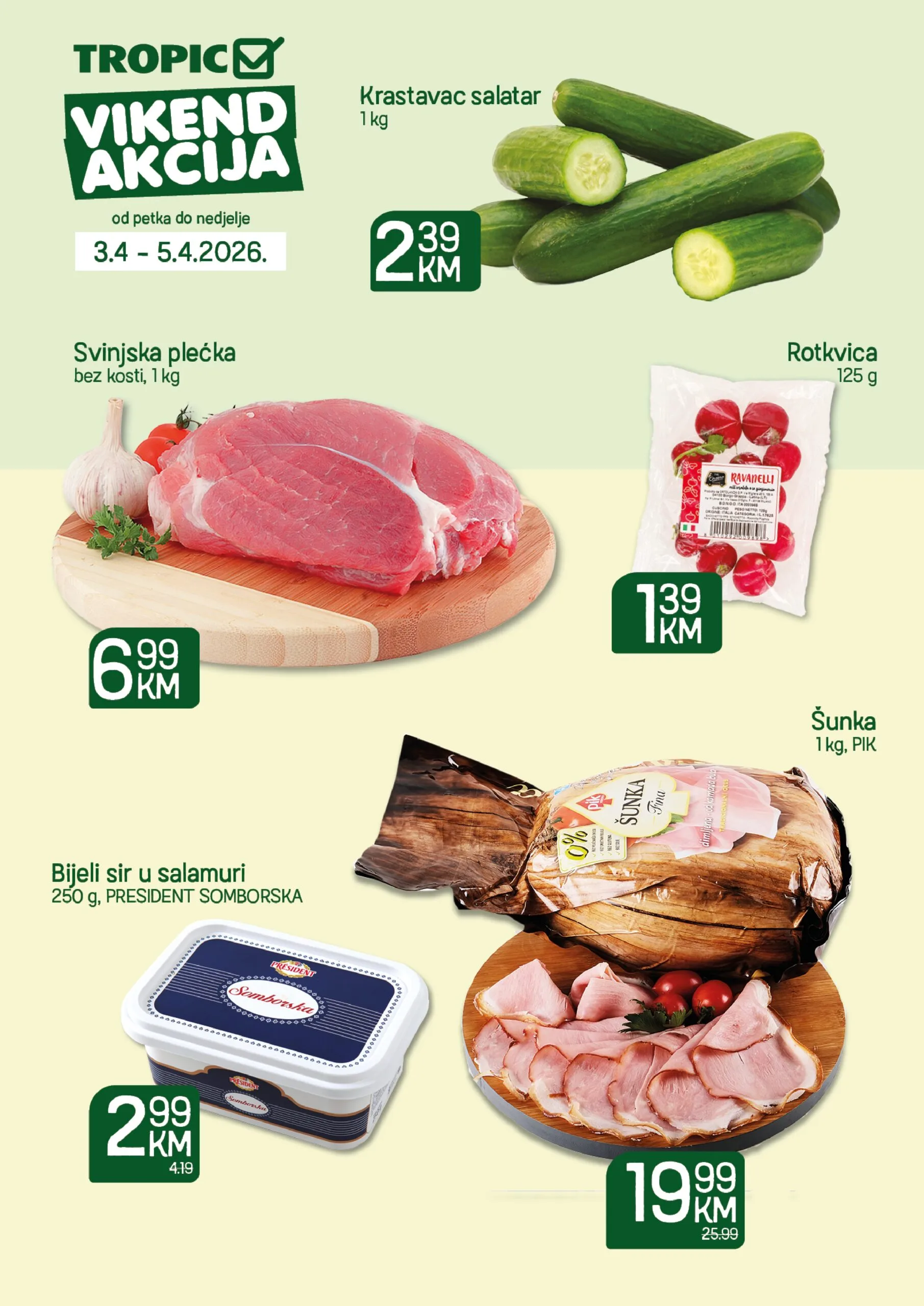 Tropic vikend akcija 3-5.4.2026.