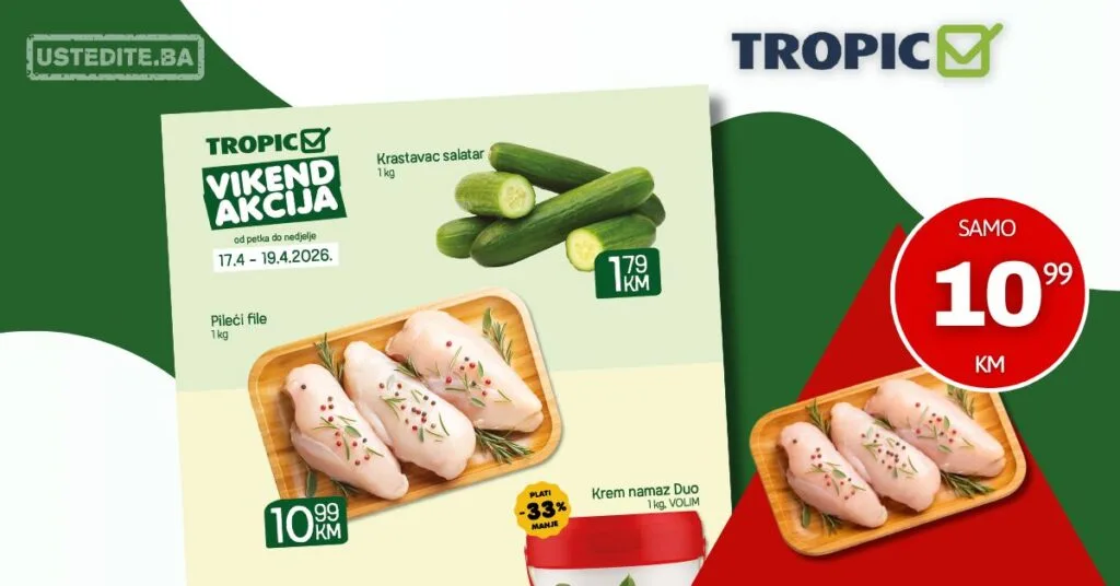 Tropic vikend akcija 17-19.4.2026.
