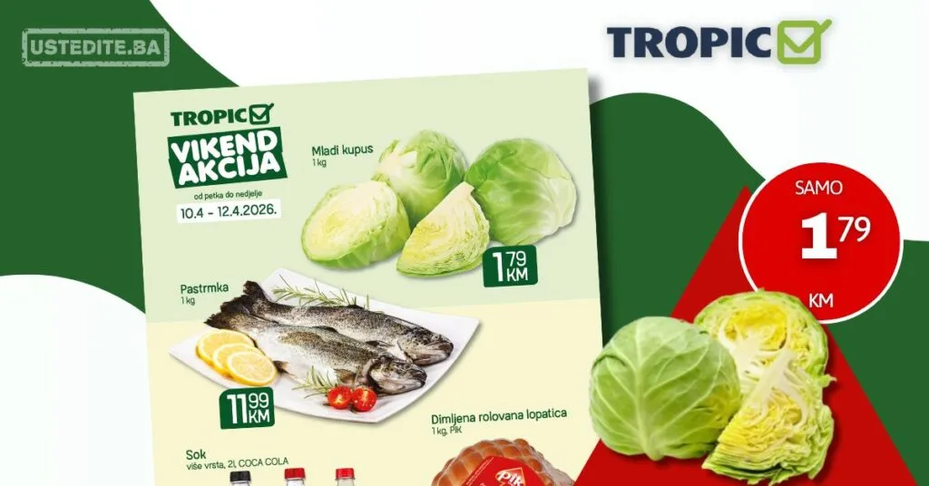 Tropic vikend akcija 10-12.4.2026.