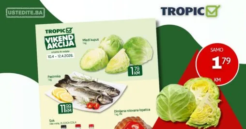 Tropic vikend akcija 10-12.4.2026.