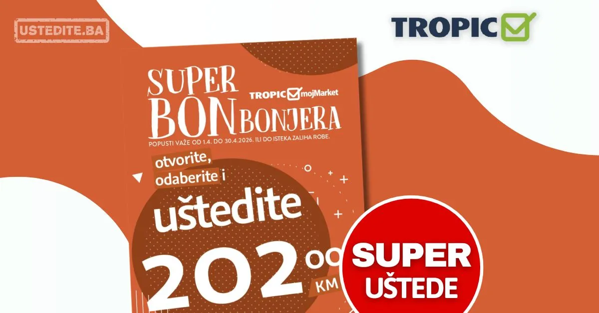 Tropic katalog SUPER BONBONJERA 1-30.4.2026.