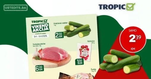 Tropic vikend akcija 3-5.4.2026.