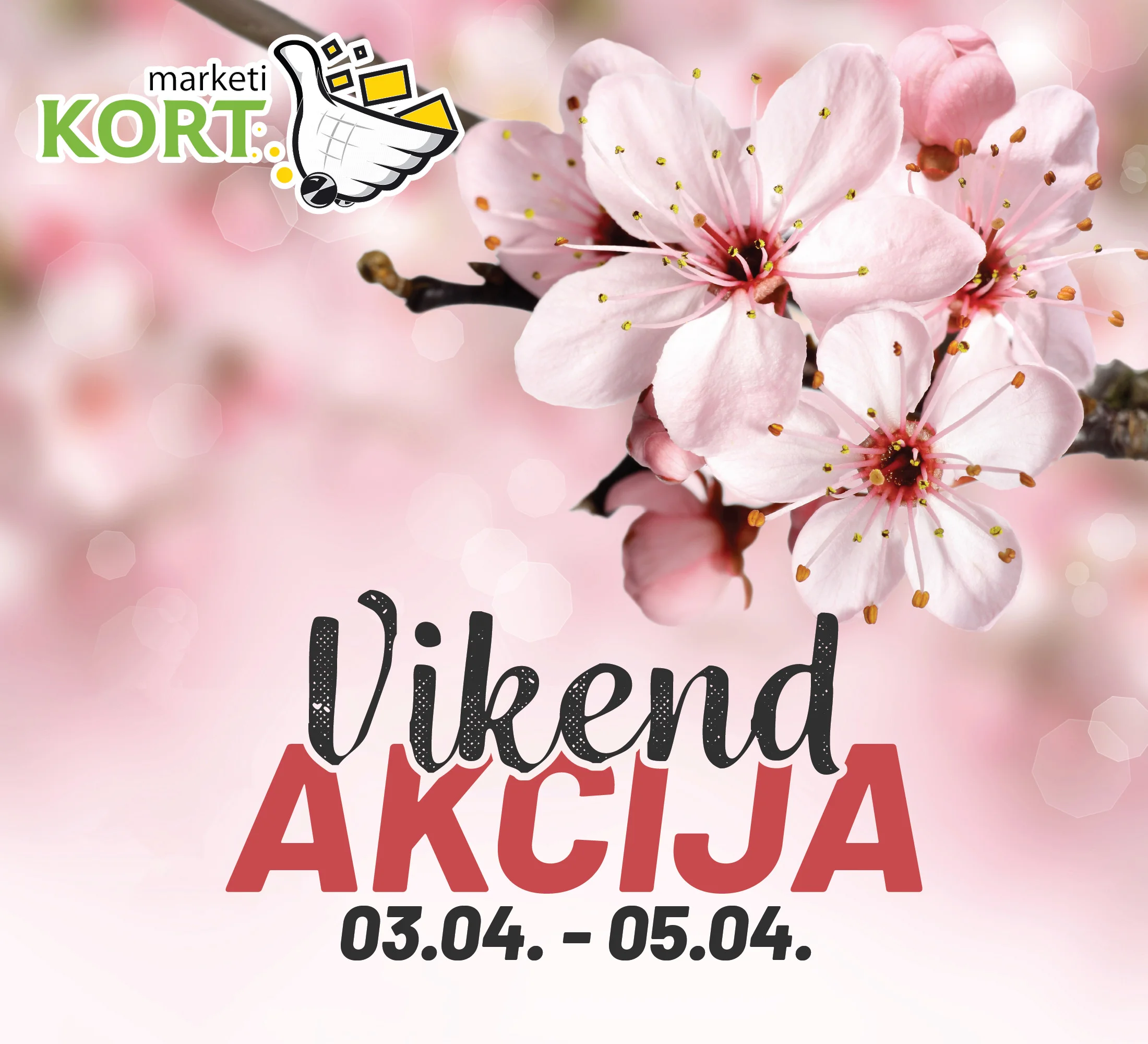 Kort vikend akcija 3-5.4.2026.