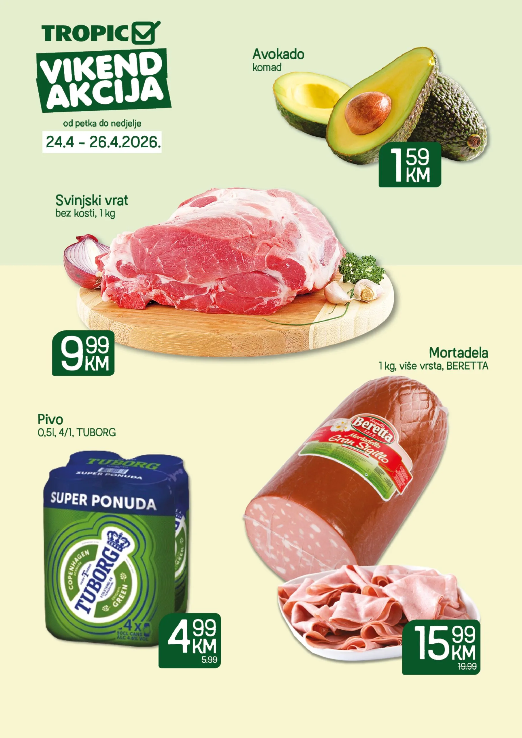 Tropic vikend akcija 24-26.4.2026.