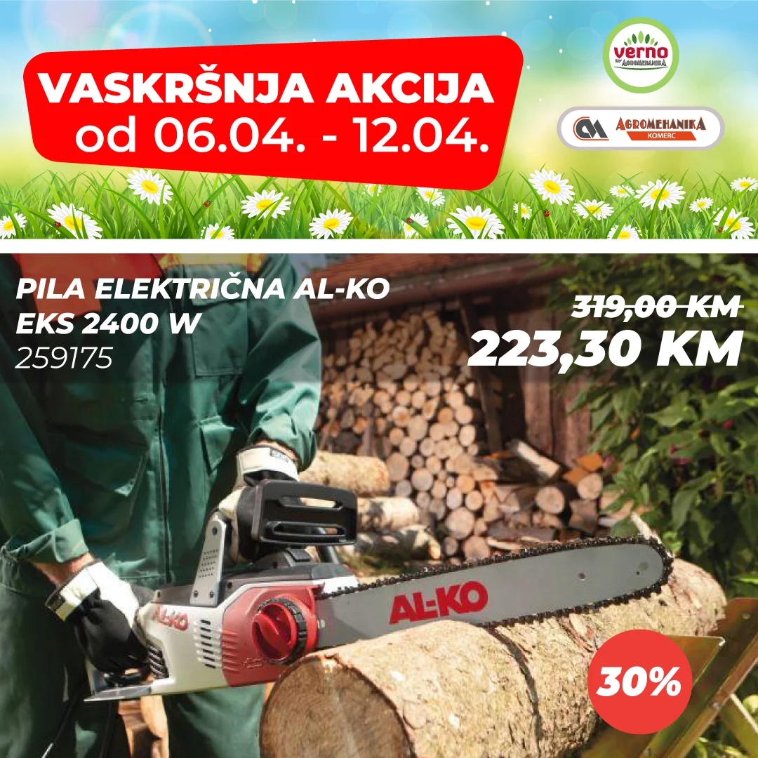 Verno by Agromehanika VASKRŠNJA AKCIJA 6-12.4.2026.