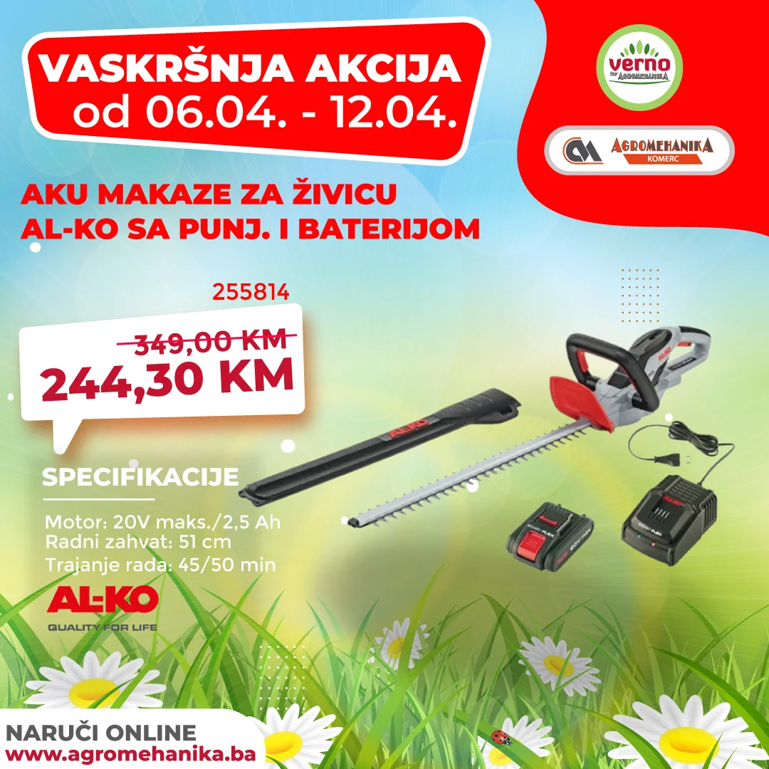 Verno by Agromehanika VASKRŠNJA AKCIJA 6-12.4.2026.