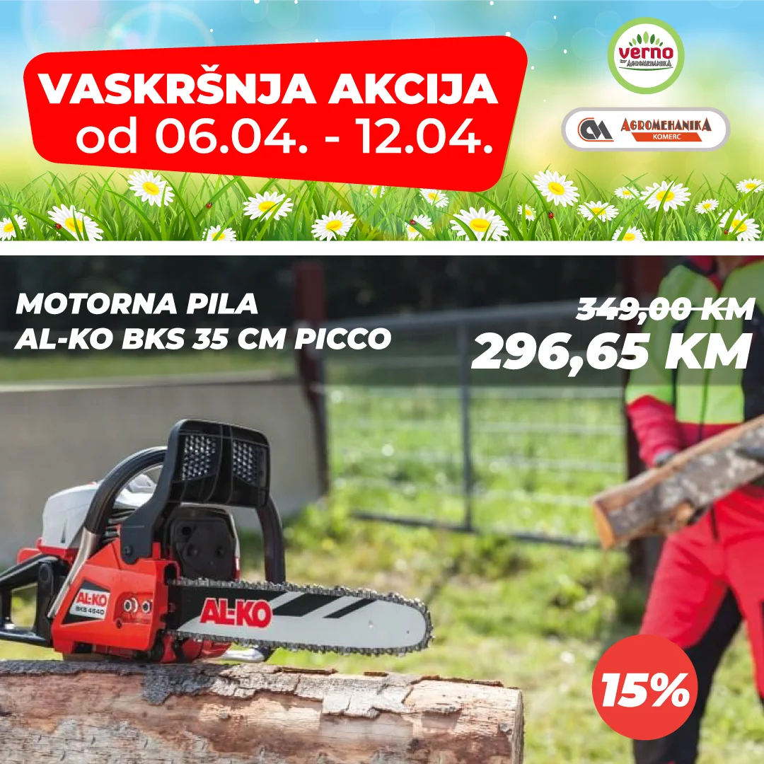 Verno by Agromehanika VASKRŠNJA AKCIJA 6-12.4.2026.
