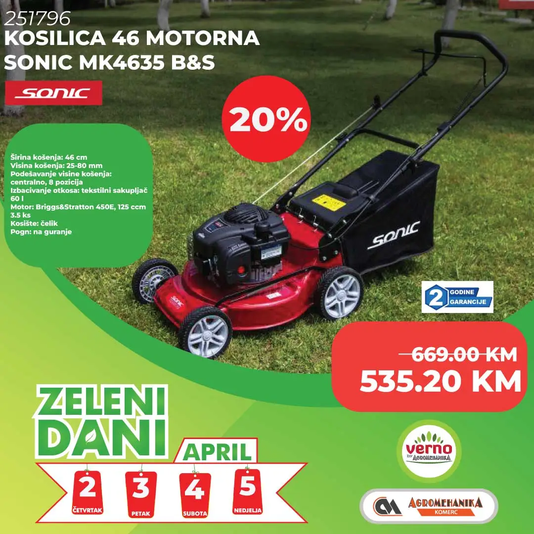 Verno by Agromehanika ZELENI DANI 2-5.4.2026.