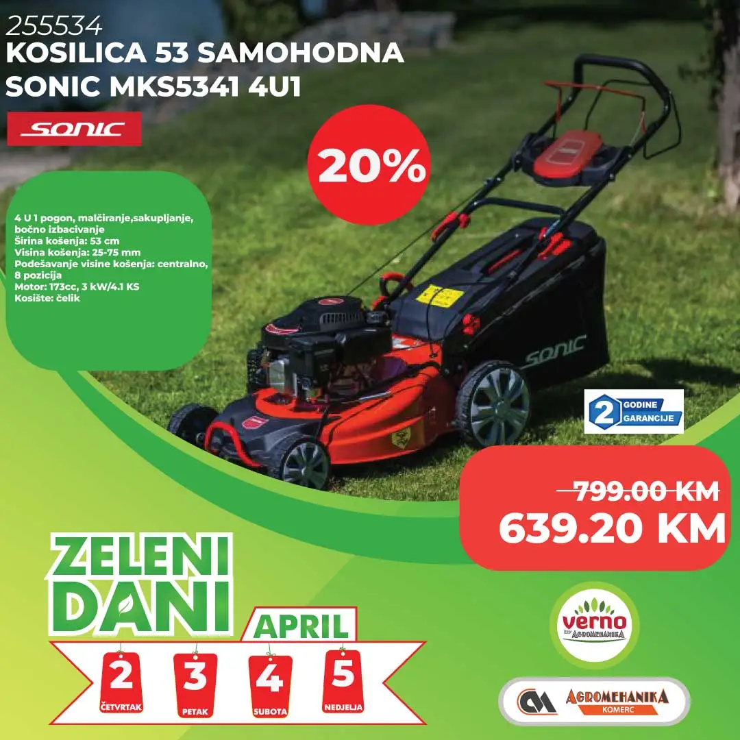 Verno by Agromehanika ZELENI DANI 2-5.4.2026.
