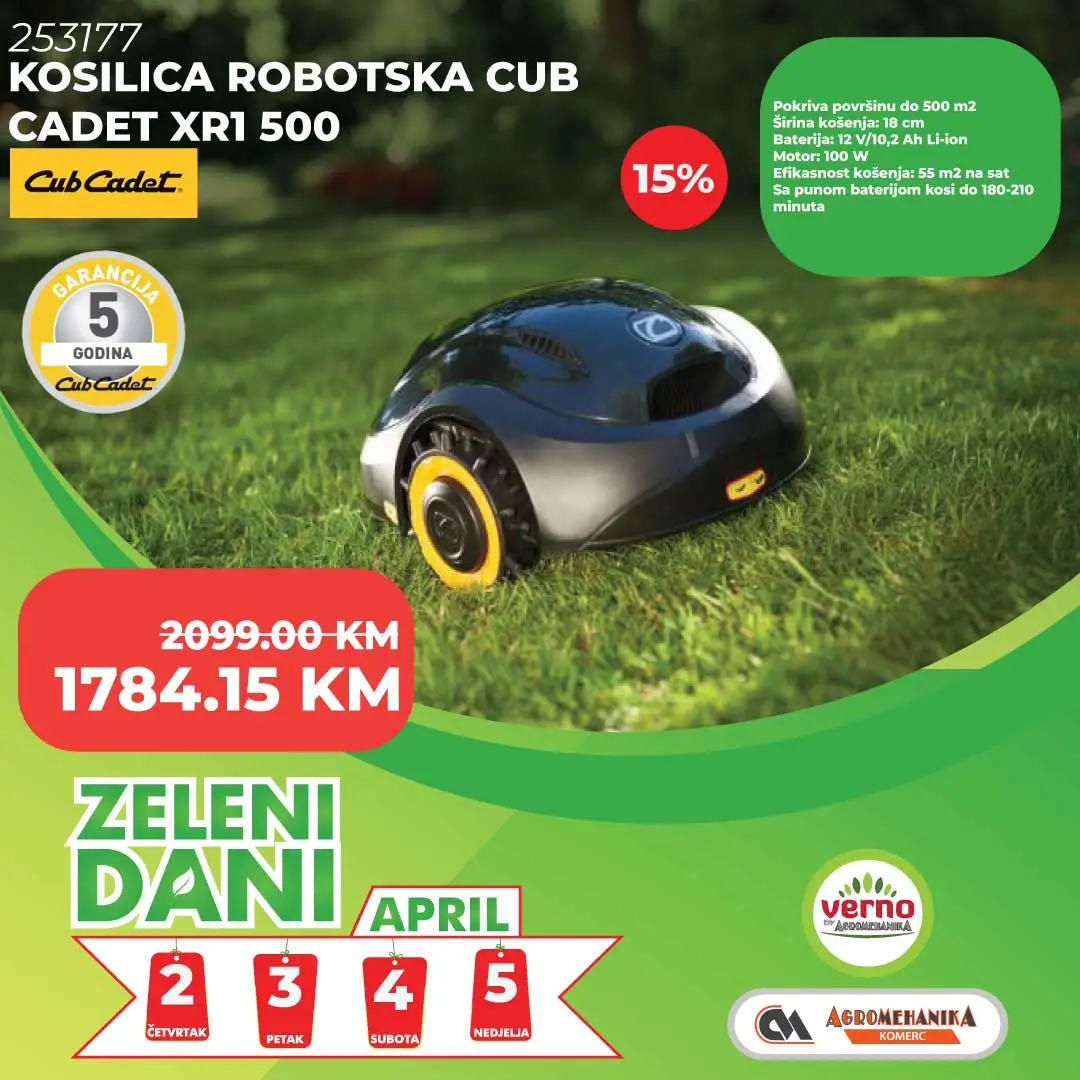 Verno by Agromehanika ZELENI DANI 2-5.4.2026.
