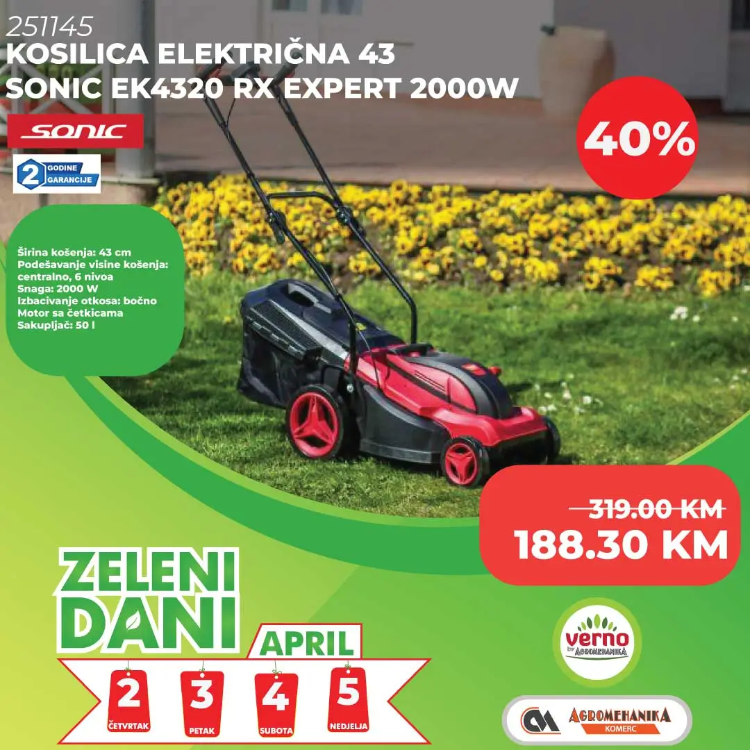 Verno by Agromehanika ZELENI DANI 2-5.4.2026.