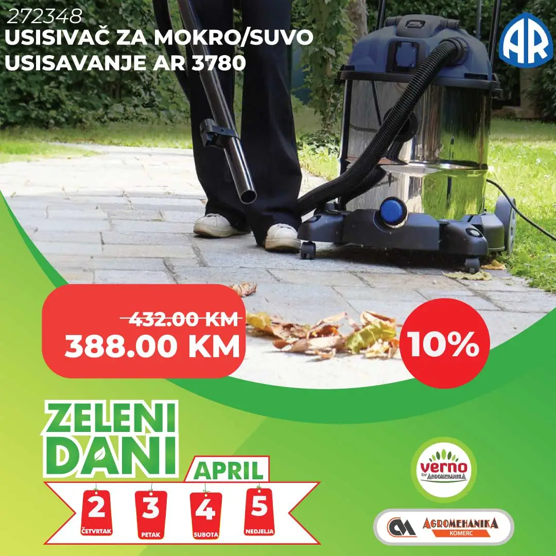 Verno by Agromehanika ZELENI DANI 2-5.4.2026.