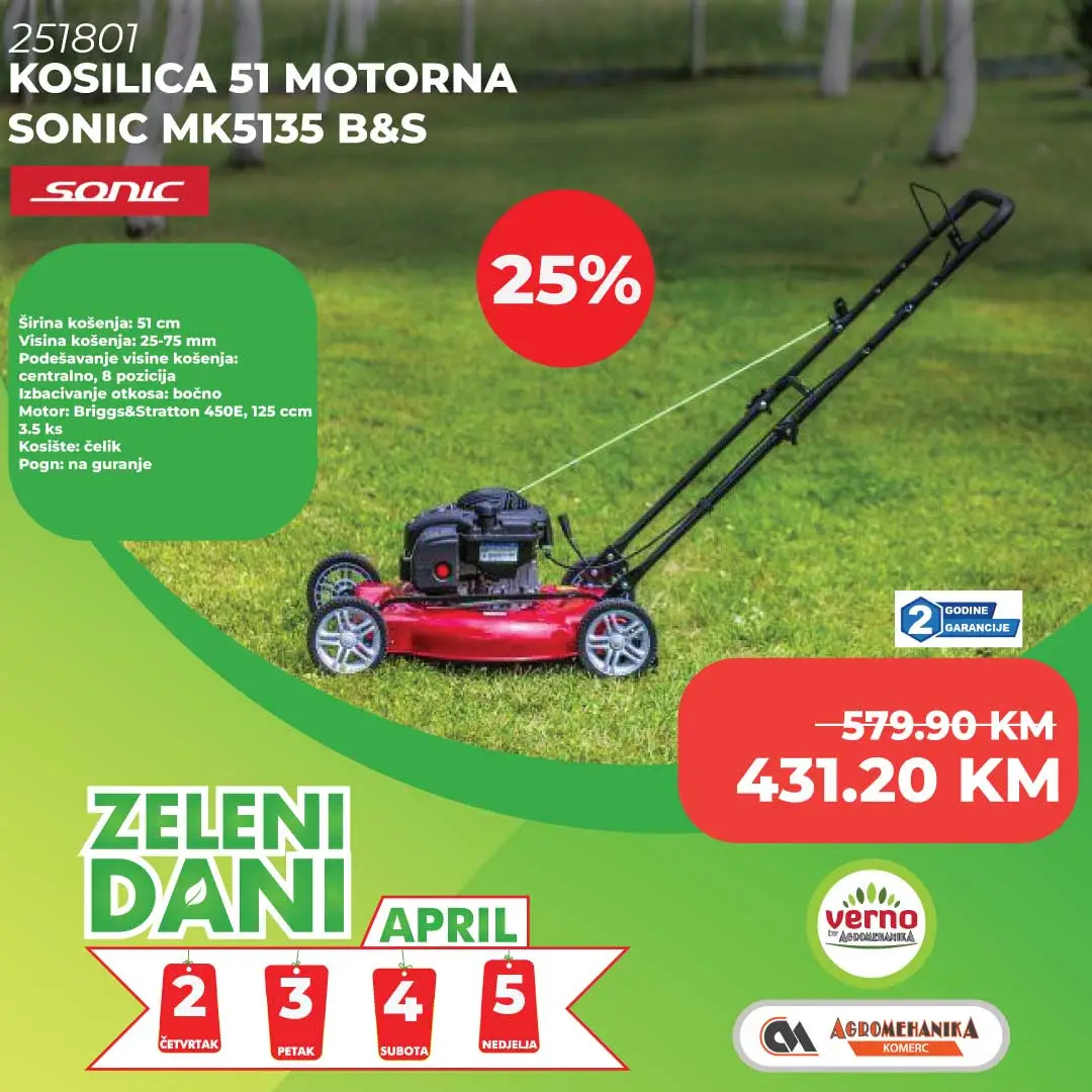 Verno by Agromehanika ZELENI DANI 2-5.4.2026.
