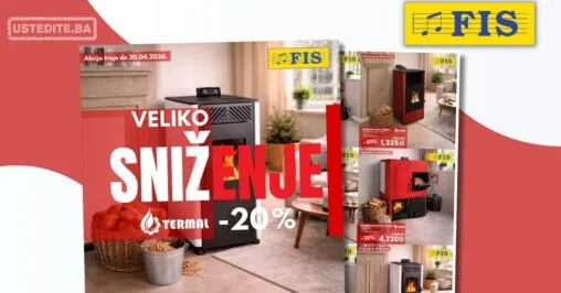 Fis akcija TERMAL PEĆI I KOTLOVI - sniženje do 30.4.2026.