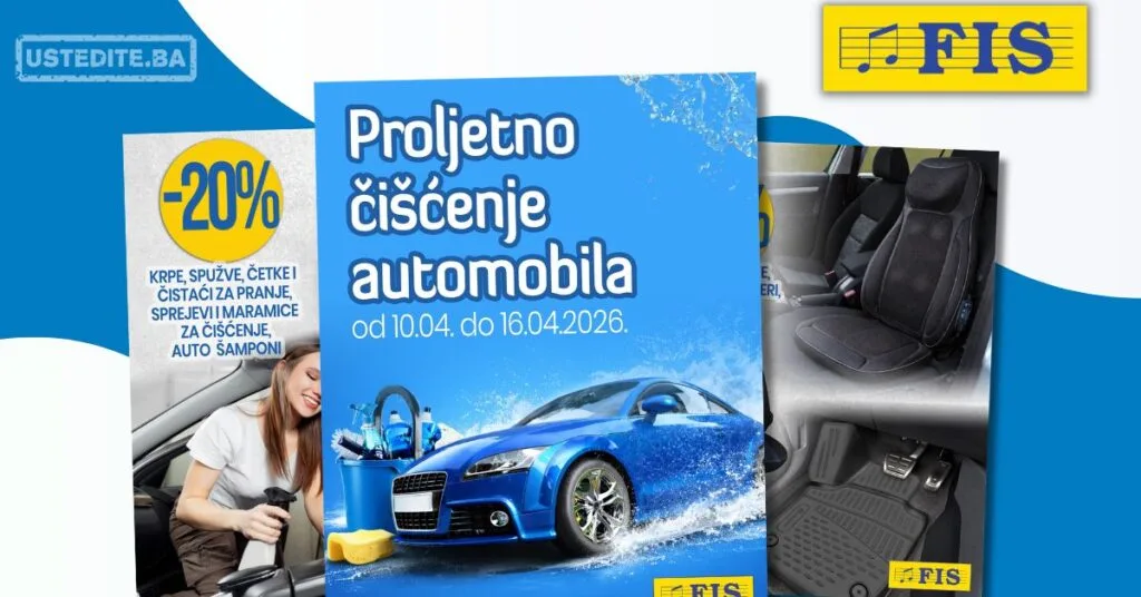 Fis akcija PROLJETNO ČIŠĆENJE AUTOMOBILA