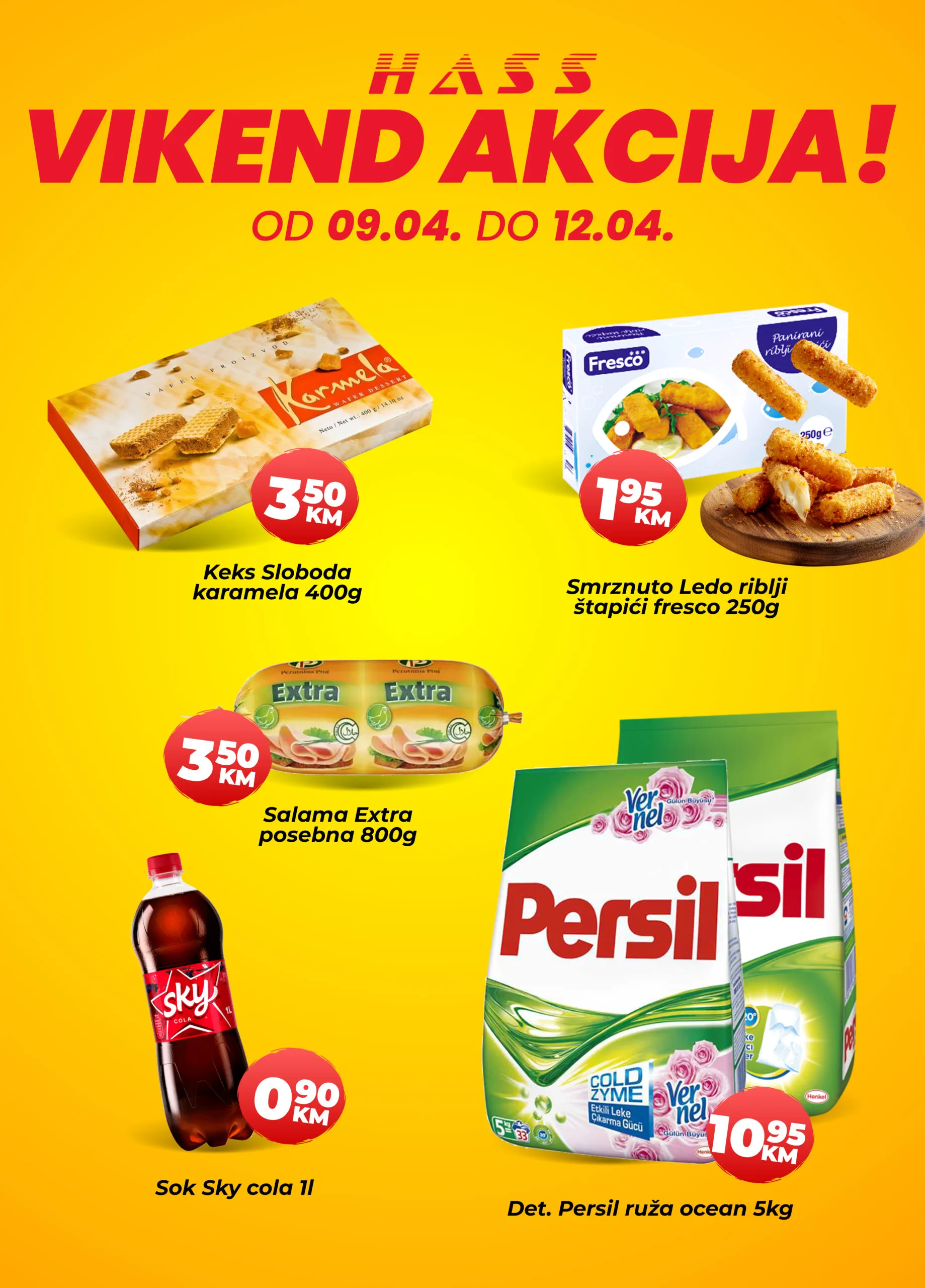 Hass komerc vikend akcija 9-12.4.2026.