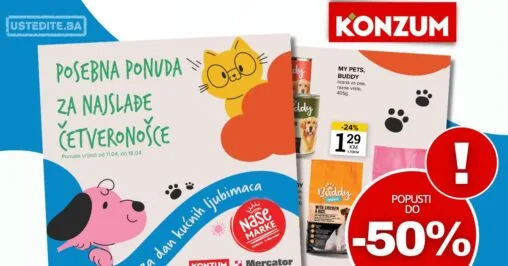 Konzum katalog KUĆNI LJUBIMCI 11-18.4.2026.