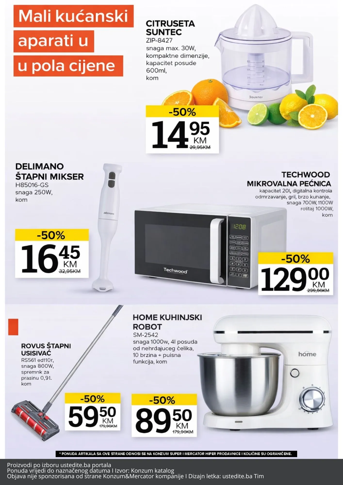 Konzum SNIŽENJE NA SVE 50%