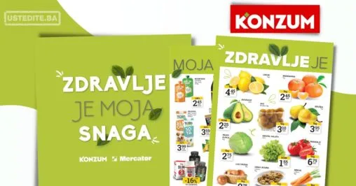 Konzum ZDRAVE NAMIRNICE 7-13.4.2026.