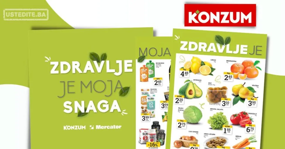 Konzum ZDRAVE NAMIRNICE 7-13.4.2026.