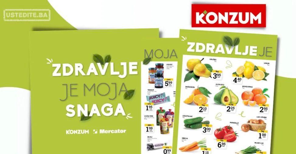 Konzum ZDRAVE NAMIRNICE 14-20.4.2026.