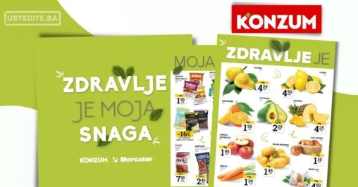 Konzum ZDRAVE NAMIRNICE 28.4-4.5.2026.