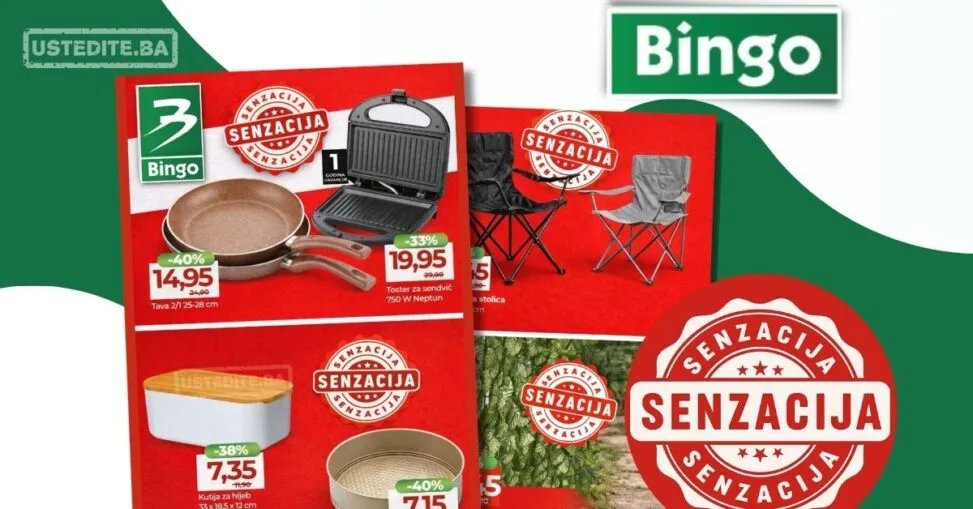 Bingo SENZACIJA - sniženje do 19.4.2026.