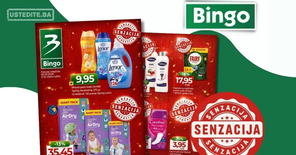 Bingo SENZACIONALNE CIJENE - akcija do 3.5.2026.