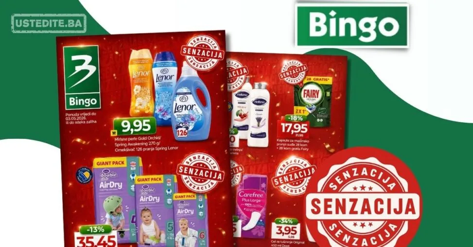 Bingo SENZACIONALNE CIJENE - akcija do 3.5.2026.