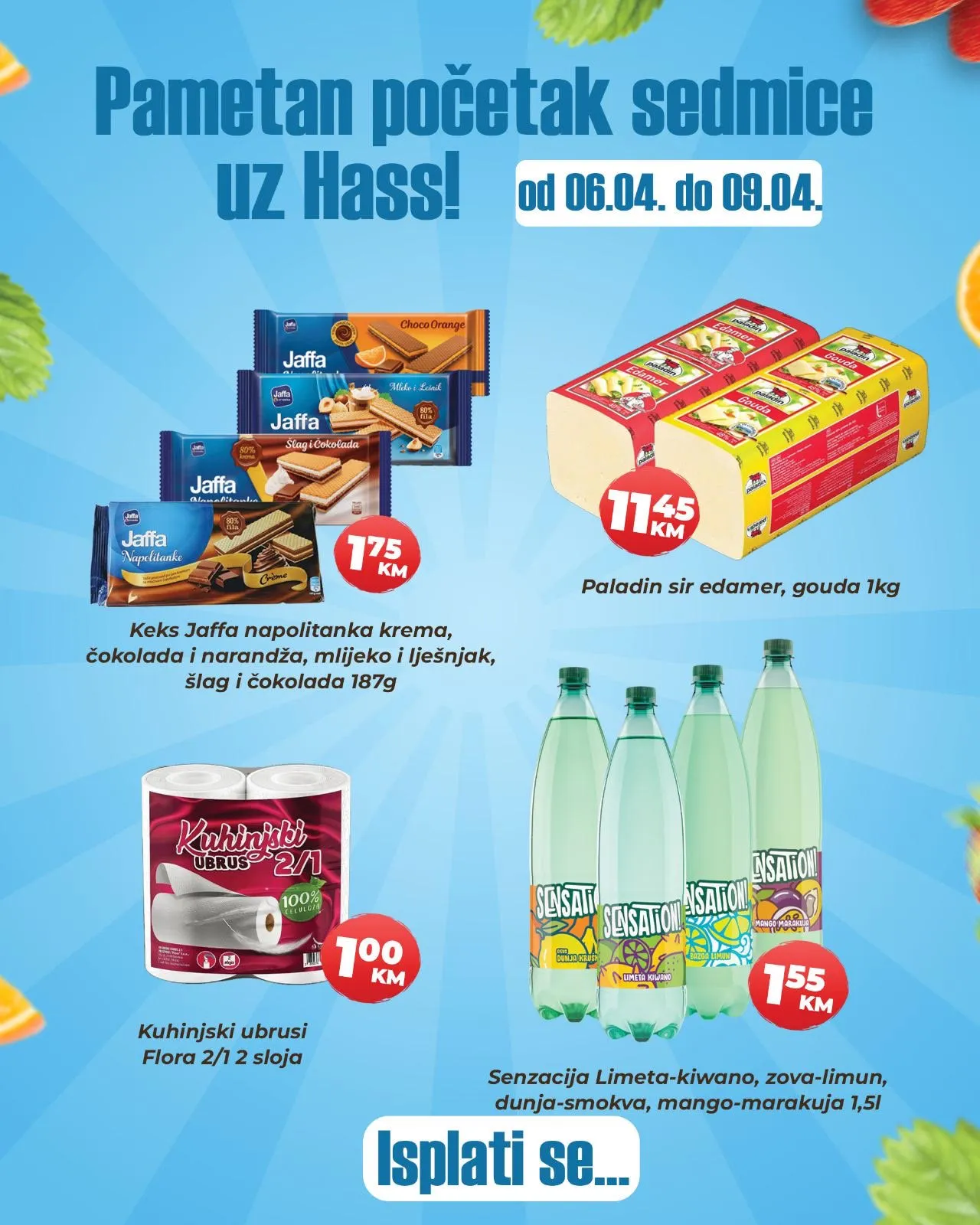 Hass komerc akcija za početak sedmice 6-9.4.2026.