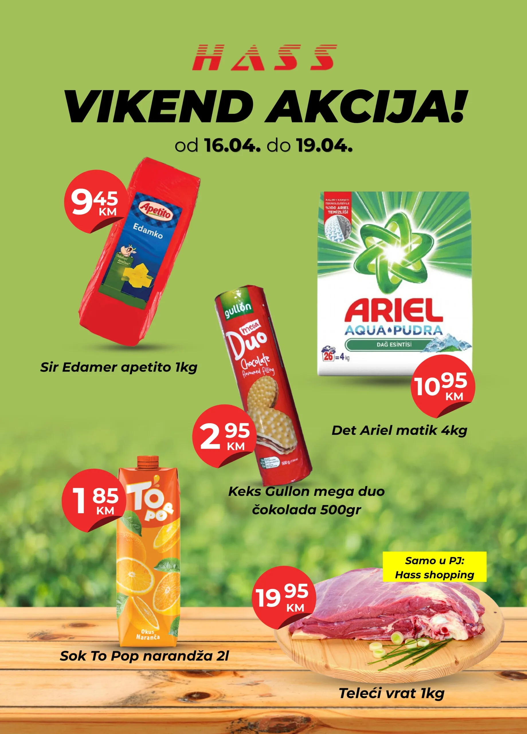 Hass komerc vikend akcija 16-19.4.2026.