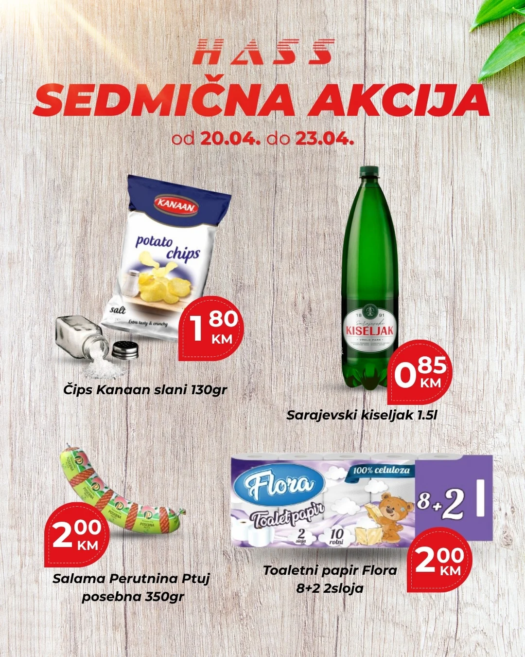 Hass komerc akcija za početak sedmice 20-23.4.2026.